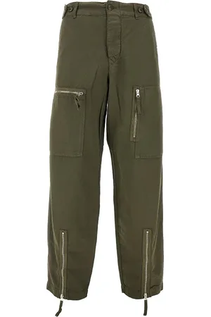 C.P. Company Pantalone cargo in misto cotone e lino Uomo 50