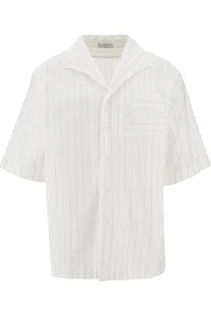 1989 STUDIO Camicia bowling in popeline gessato Uomo 44