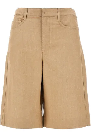 Max Mara Bermuda in twill di cotone e lino