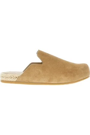 Prada Mules in pelle scamosciata con base in corda Uomo 9