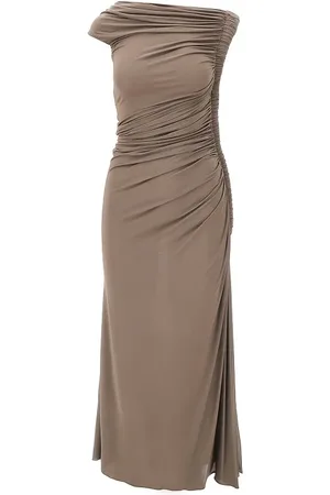 Alaïa Abito midi in jersey drappeggiato