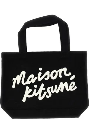 Maison Kitsuné Tote bag in cotone Maison Kitsuné Handwriting