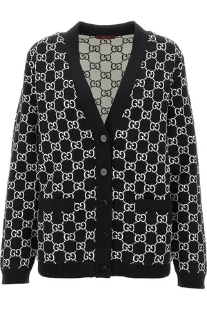 Gucci Cardigan reversibile in lana jacquard