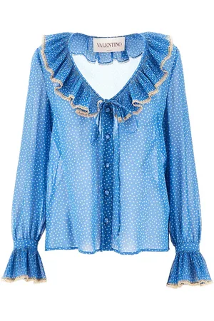 VALENTINO Camicia in Light Georgette stampa Plusdepois
