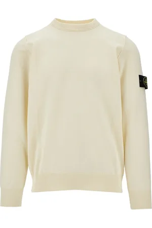 Stone Island Pullover girocollo in cotone organico Uomo M