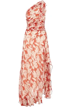 Victoria Beckham Abito asimmetrico in crepe chiffon