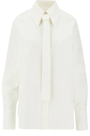 Jil Sander Camicia in popeline con cravatta