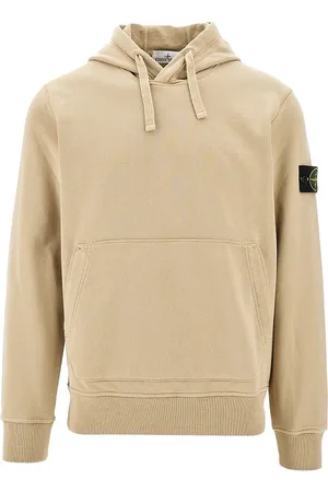 Stone Island Felpa con cappuccio e badge logo Uomo XXL