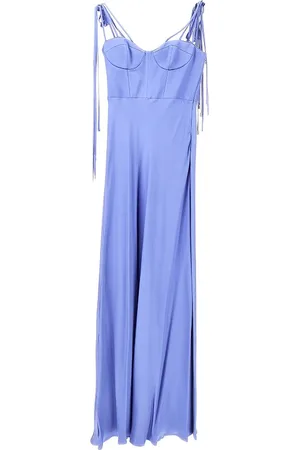 Pinko Abito lungo in satin di viscosa