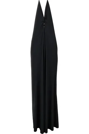 Victoria Beckham Abito lungo in jersey con scollo a V