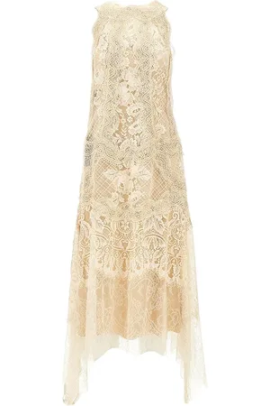 Alberta Ferretti Abito midi in pizzo