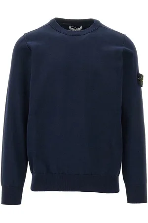 Stone Island Pullover girocollo in cotone organico Uomo S