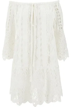 Pinko Mini abito in pizzo macramè e Sangallo