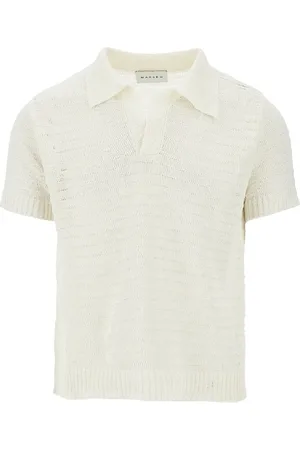 MARSĒM Polo in maglia di misto lino Uomo S