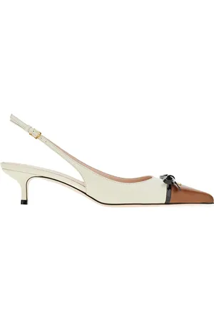 VALENTINO GARAVANI Décolleté slingback in nappa con fiocco
