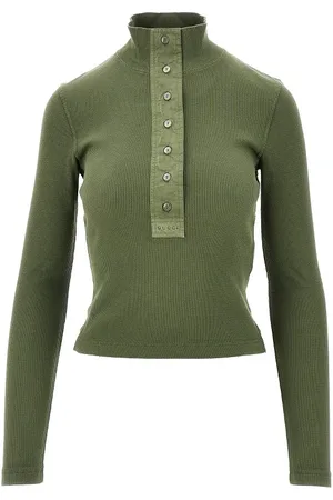 Gucci Top in cotone a costine