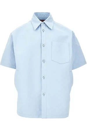 Gucci Camicia oversize in tela di cotone GG Uomo 50