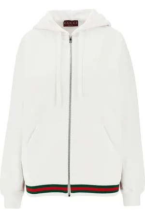 Gucci Felpa full-zip con dettaglio Web