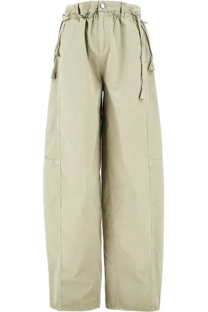 Gucci Pantalone parachute in twill di cotone