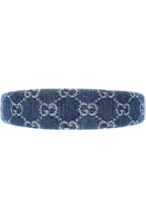 Gucci Cerchietto in denim GG
