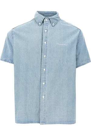 This Is Never That Camicia a manica corta in denim Uomo L