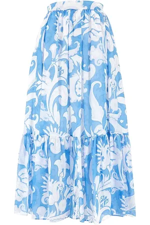 Etro Gonna lunga in cotone stampato