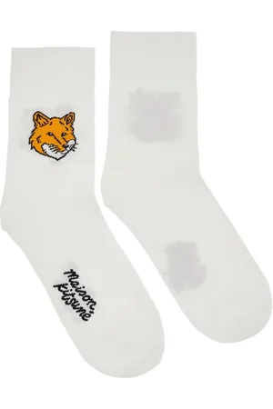 Maison Kitsuné Calzini con intarsio Fox Head Uomo 40-45