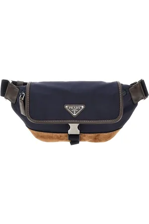 Prada Marsupio in Re-Nylon e pelle Uomo Unica