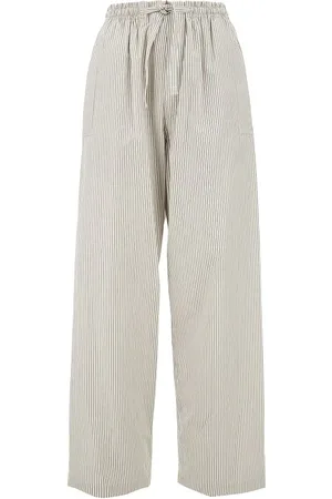 LEMAIRE Pantalone pyjama in popeline a righe