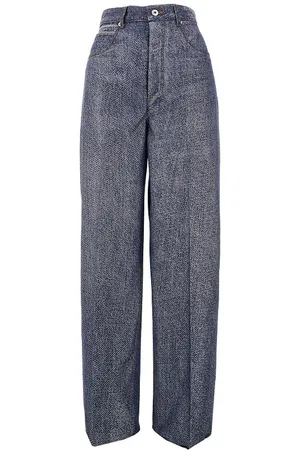Bottega Veneta Pantalone in misto lana effetto denim