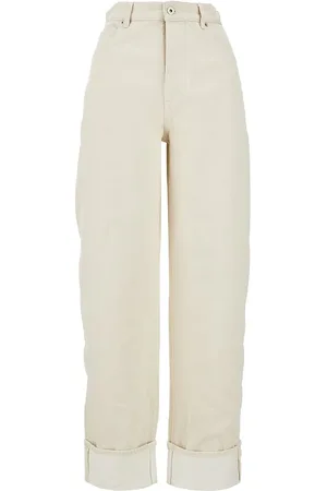 Bottega Veneta Jeans Stone Washed con risvolto