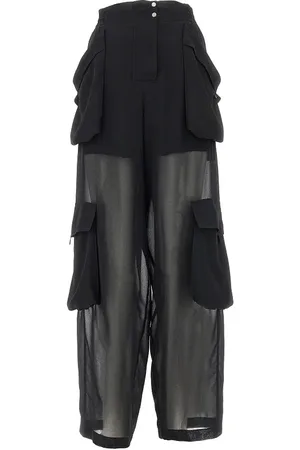 Pinko Pantalone cargo in georgette