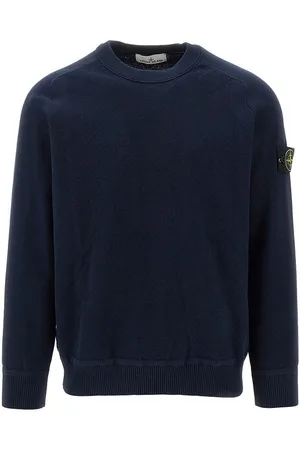 Stone Island Pullover girocollo in cotone organico Uomo S