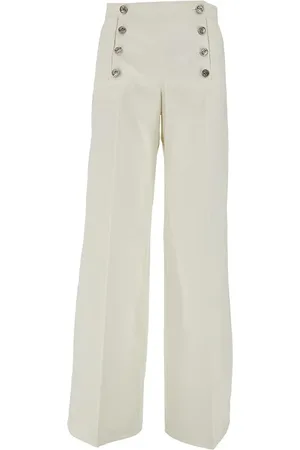Etro Pantalone wide leg in twill stretch