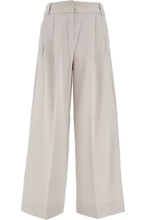 Max Mara Pantalone con pince in twill