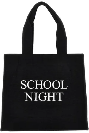 IDEA Tote bag in tela con stampa Uomo Unica