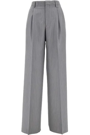 TAGLIATORE Pantalone gessato con pince