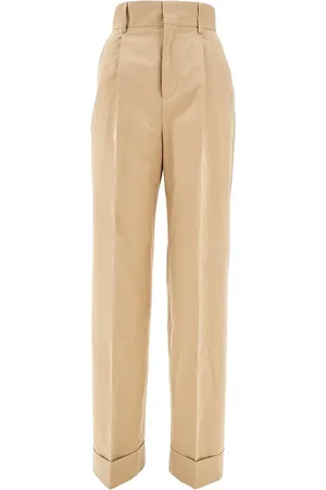Philosophy Pantalone palazzo in popeline con pince