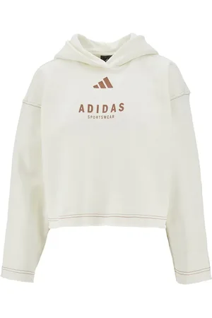 adidas Felpa cropped con logo