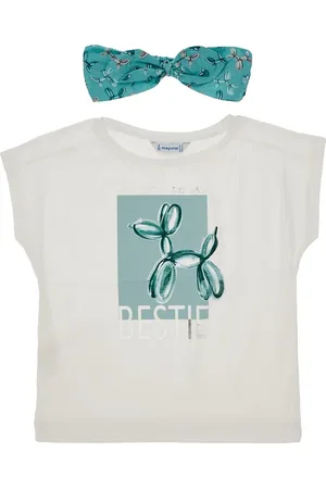 Mayoral T-shirt con fascia per capelli abbinata Bambino 6Y