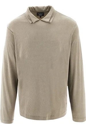 Emporio Armani Polo in lyocell a costine ICON Uomo L