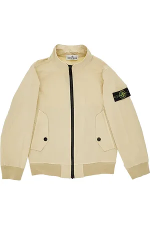 Stone Island Giubbino in tela con Badge Logo Bambino 8Y