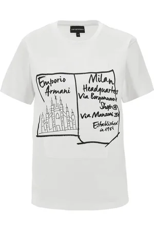Emporio Armani T-shirt in cotone organico ASV