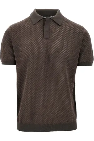 Emporio Armani Polo in maglia jacquard Uomo L