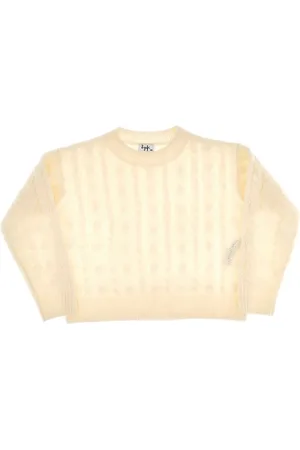 Il gufo Pullover in lana a trecce Bambino 10Y