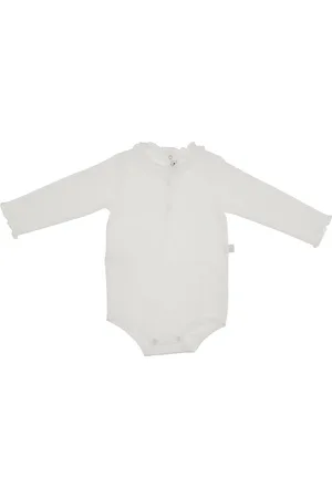 Il gufo Body in cotone con ruches Bambino 18M