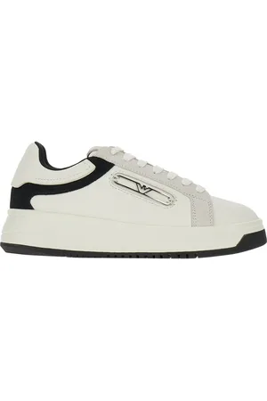Emporio Armani Sneakers in pelle con dettaglio Eagle