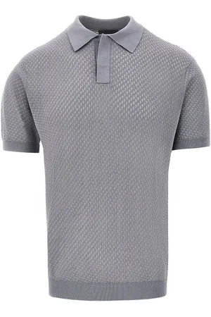 Emporio Armani Polo in maglia jacquard Uomo S