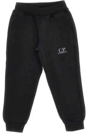 C.P. Company Joggers in cotone con stampa logo Bambino 6Y