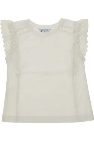 Mayoral T-shirt con dettagli in pizzo Bambino 4Y